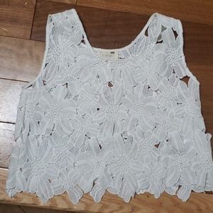 Knit top crop top